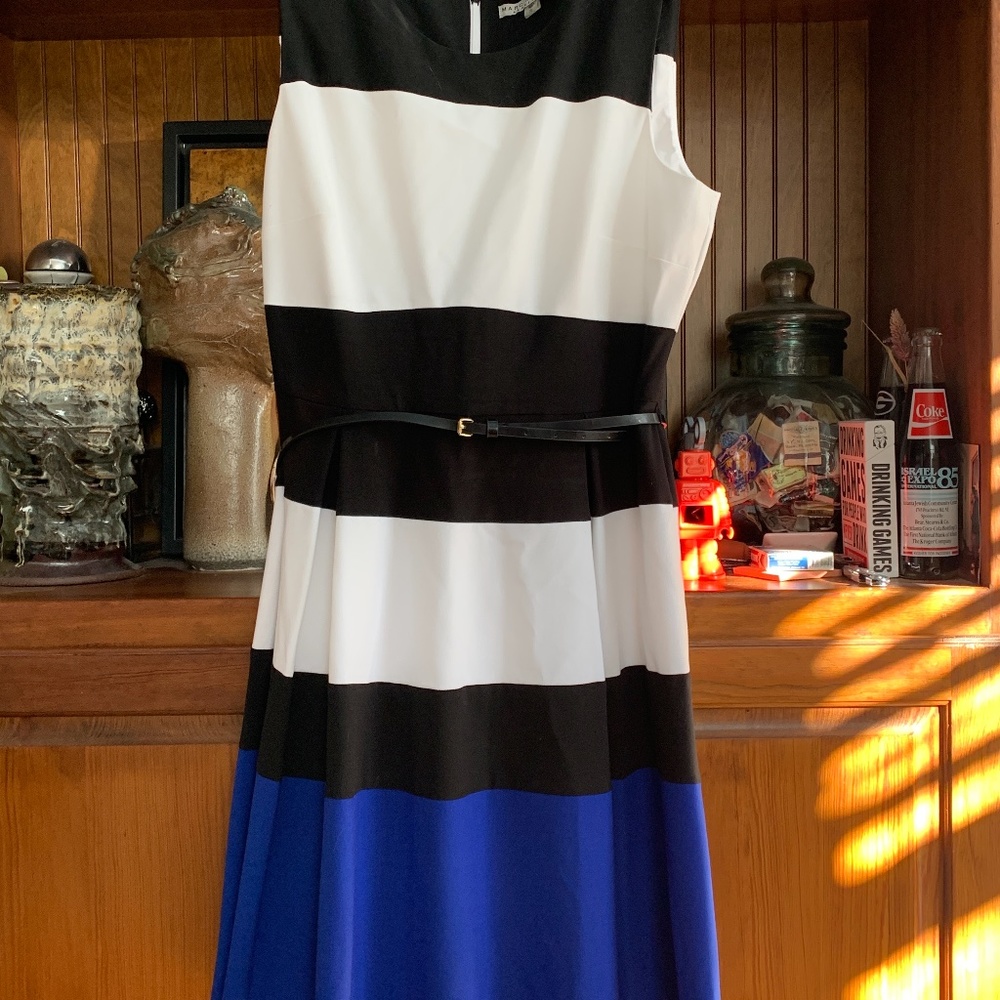 Marc New ‎ York by Andrew Marc belted dress . Worn once. Great condition.